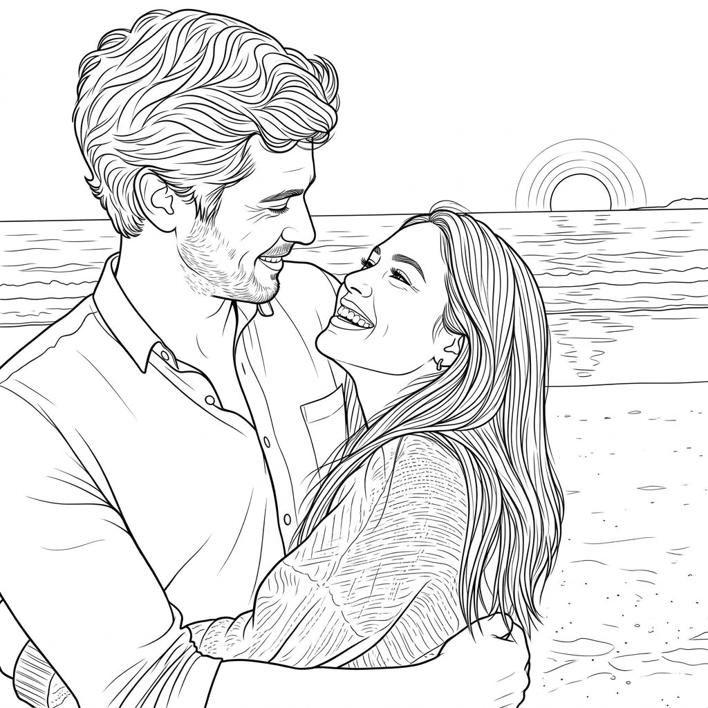 Couples & Anniversaries: coloring page