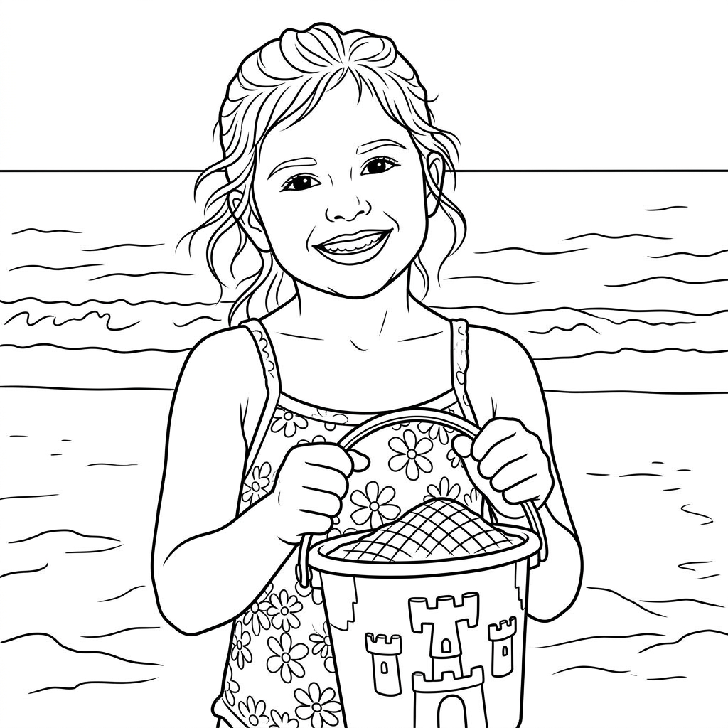 Child: coloring page