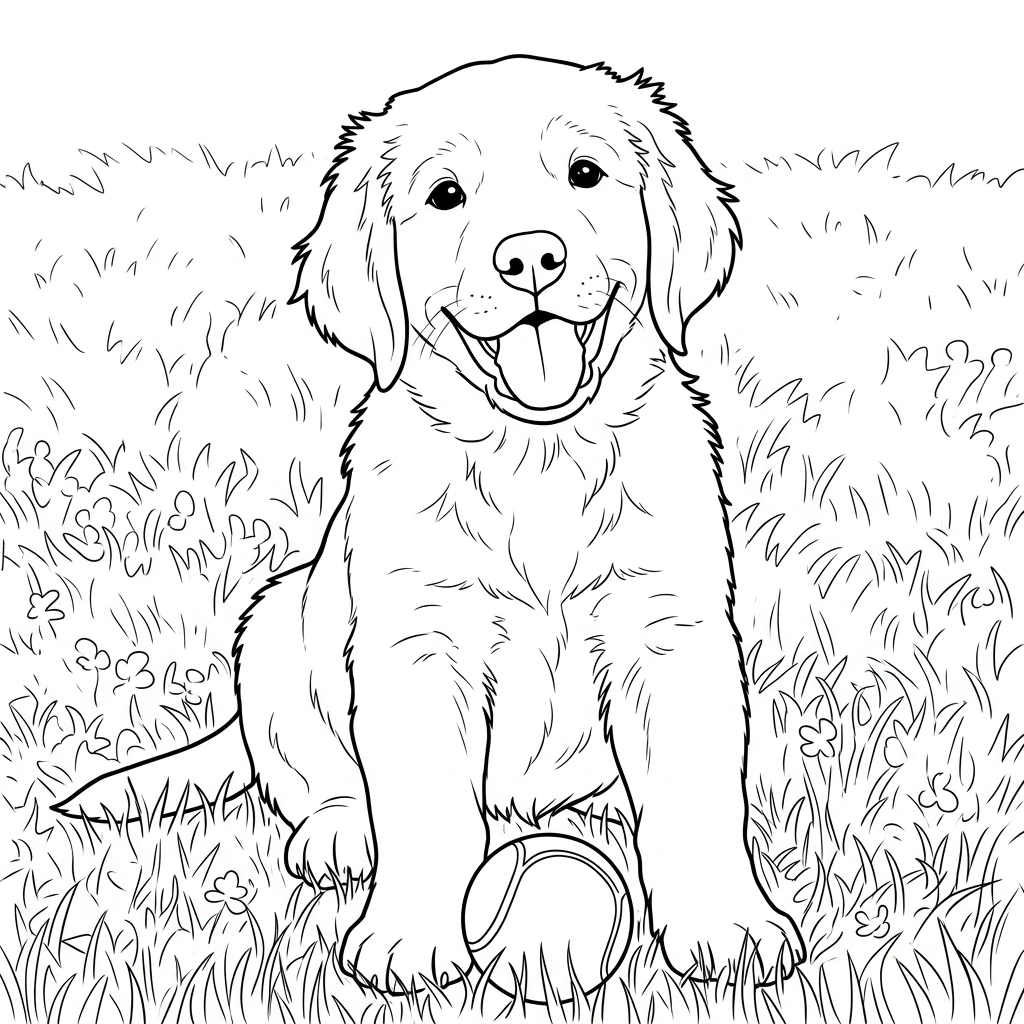 Pet: coloring page